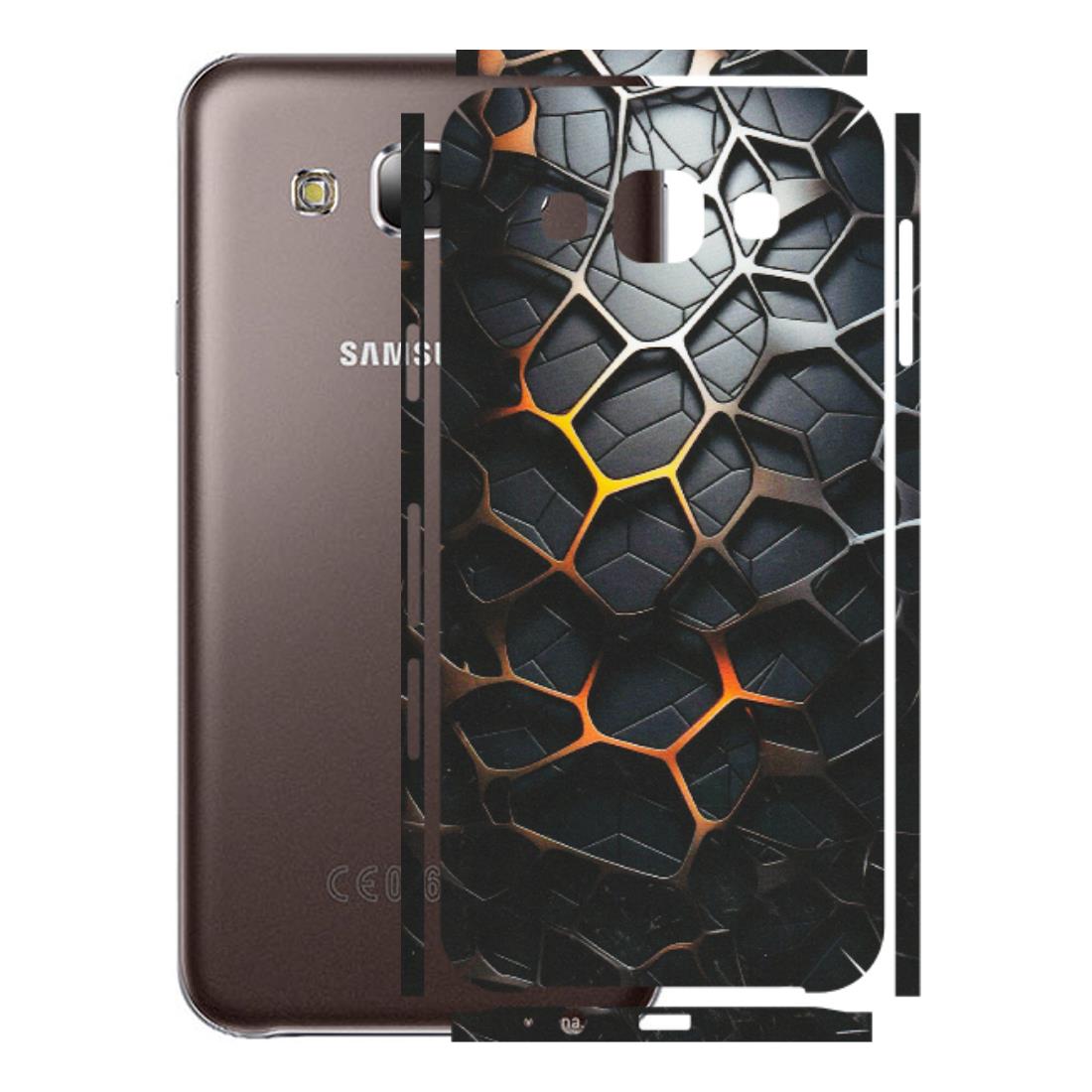 Samsung M/F/Note/Flip and C Phone Skins (All Models) - New Abstract Graphite Tiles - Matte Finish (M-130) Samsung Galaxy E5