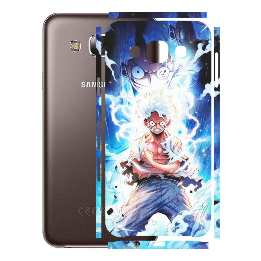 Samsung M/F/Note/Flip and C Phone Skins (All Models) - Blue Thunder Luffy Anime - Matte Finish (M-132) Samsung Galaxy E5