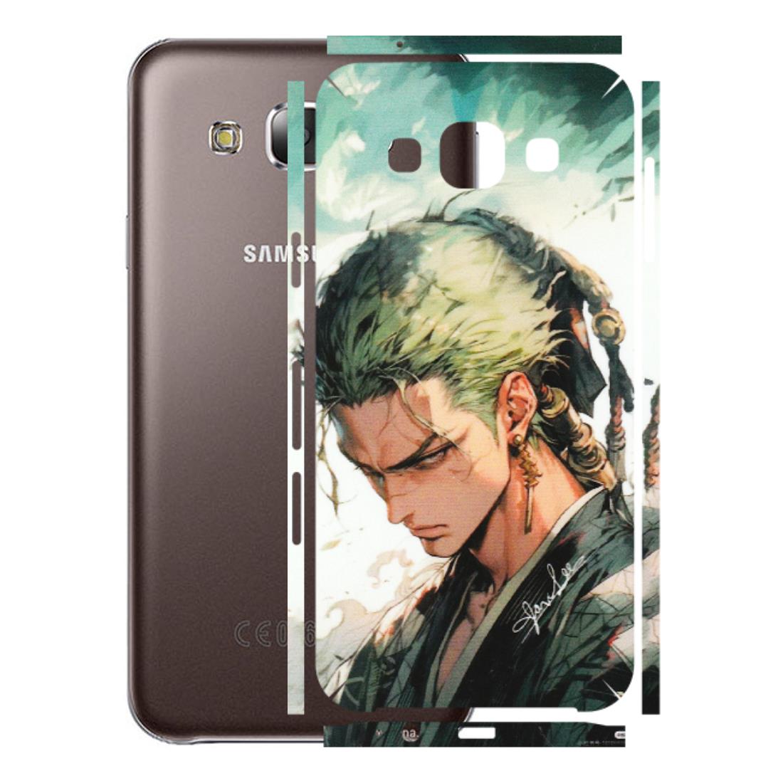 Samsung M/F/Note/Flip and C Phone Skins (All Models) - New Roronoa Zoro One Picece Anime - Matte Finish (M-140) Samsung Galaxy E5