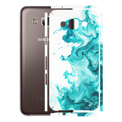 Samsung M/F/Note/Flip and C Phone Skins (All Models) - Sky Blue Abstract Colour - Matte Finish (M-146) Samsung Galaxy E5