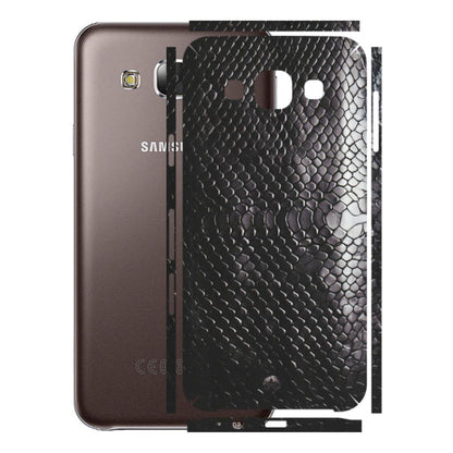 Samsung M/F/Note/Flip and C Phone Skins (All Models) - Black Snack Leather - Matte Finish (M-147) Samsung Galaxy E5