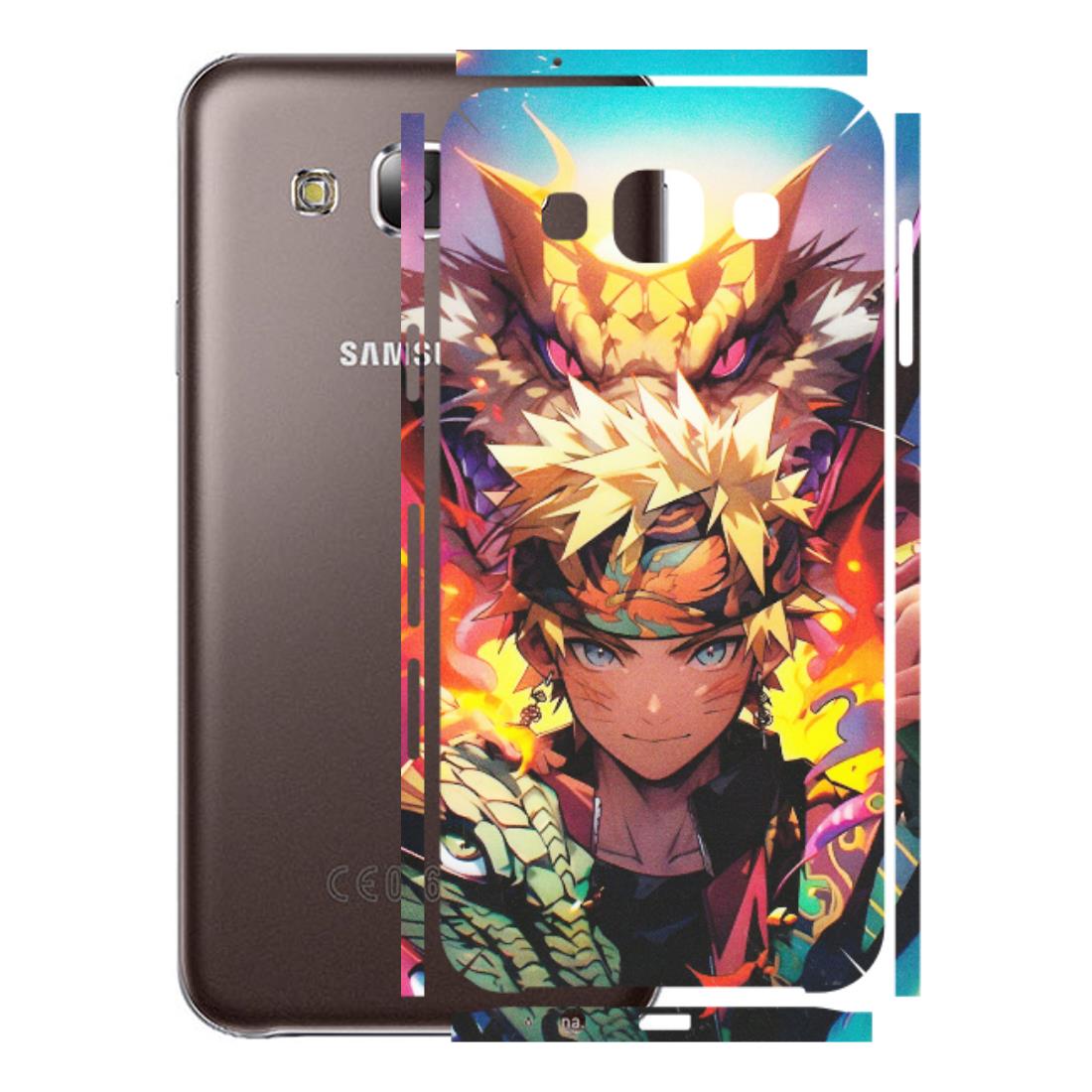 Samsung M/F/Note/Flip and C Phone Skins (All Models) - Angry Naruto Anime - Matte Finish (M-148) Samsung Galaxy E5