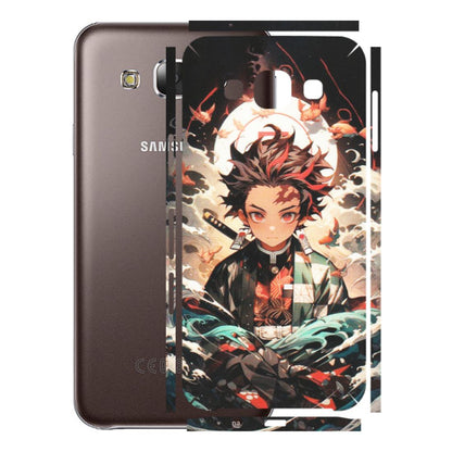 Samsung M/F/Note/Flip and C Phone Skins (All Models) - Tanjiro Demon Slayer Anime - Matte Finish (M-158) Samsung Galaxy E5