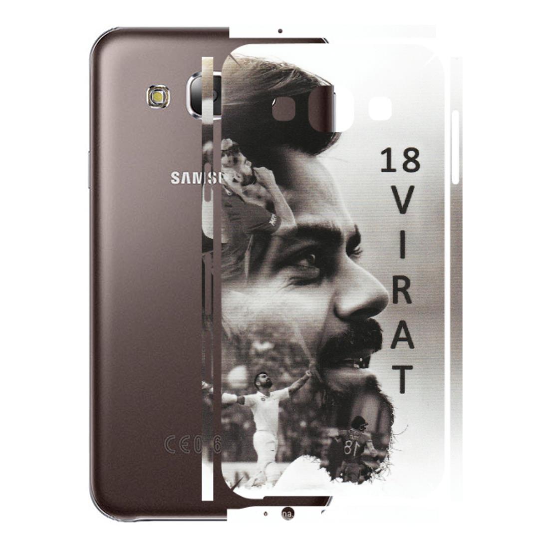 Samsung M/F/Note/Flip and C Phone Skins (All Models) - Virat Kohli Cricketer - Matte Finish (M-163) Samsung Galaxy E5