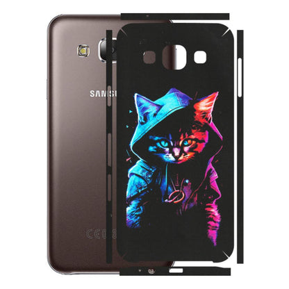Samsung M/F/Note/Flip and C Phone Skins (All Models) - Cyberpunk Cat - Matte Finish (M-45) Samsung Galaxy E5