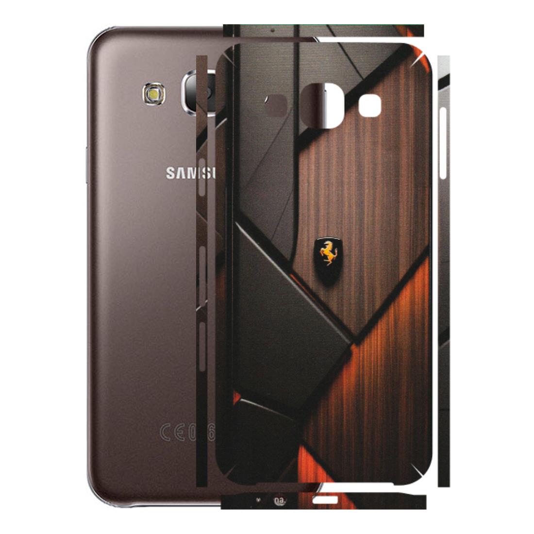 Samsung M/F/Note/Flip and C Phone Skins (All Models) - Lambo Beauty Wood Pattern Sober - Matte Finish (M-51) Samsung Galaxy E5