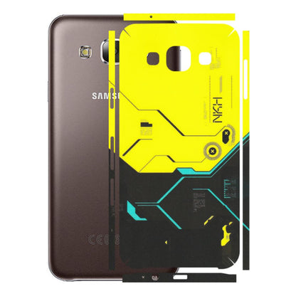 Samsung M/F/Note/Flip and C Phone Skins (All Models) - Black Yellow Technica - Matte Finish (M-53) Samsung Galaxy E5