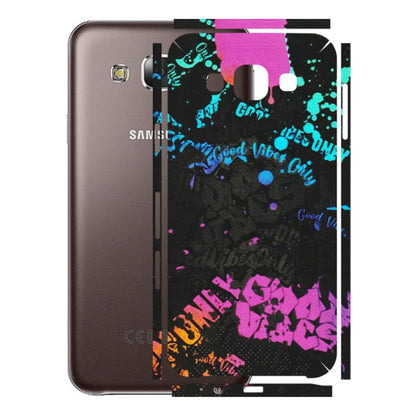 Samsung M/F/Note/Flip and C Phone Skins (All Models) - Majestic Black Vibes - Matte Finish (M-62) Samsung Galaxy E5