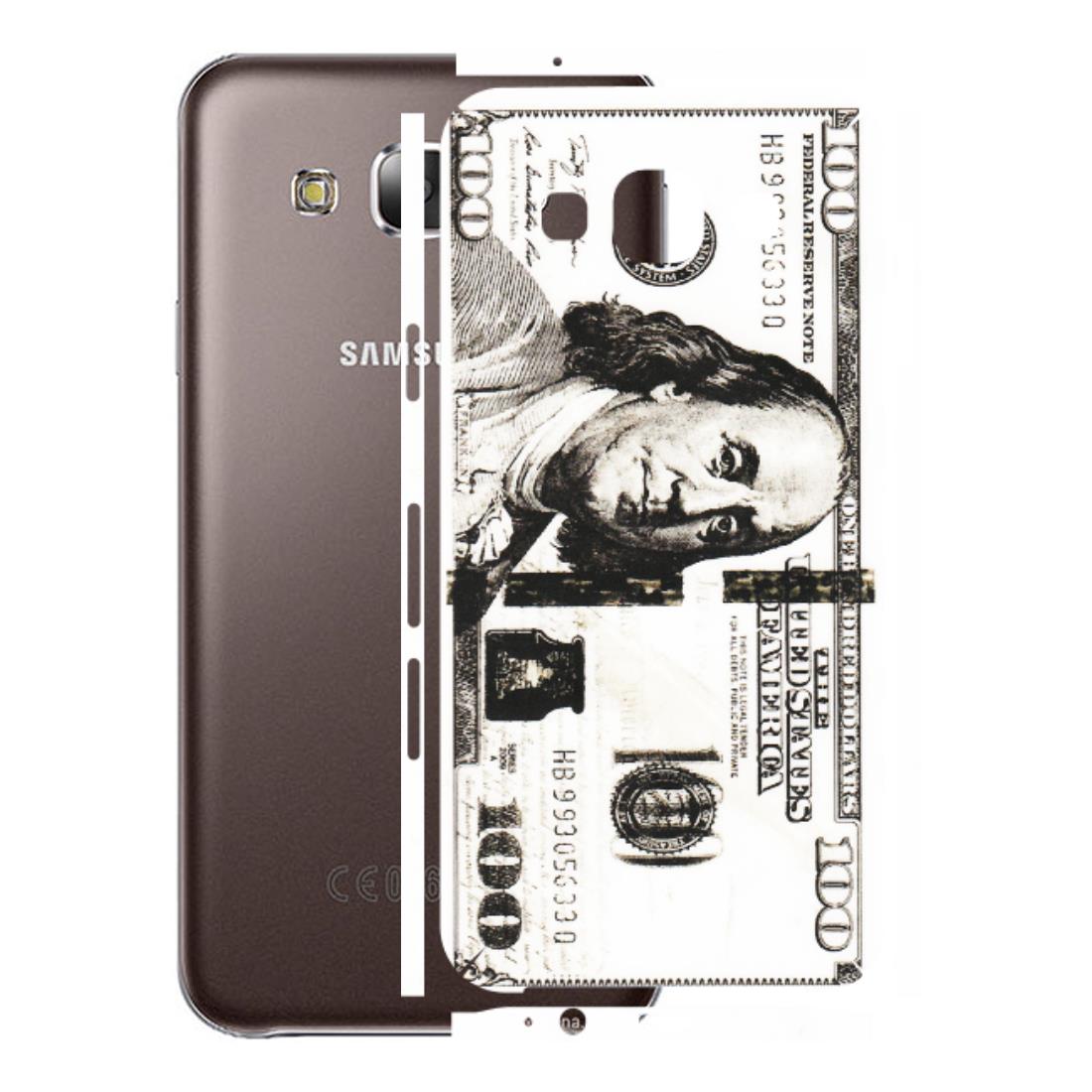 Samsung M/F/Note/Flip and C Phone Skins (All Models) - 100 Dollar Currency - Transparent Finish (T-01) Samsung Galaxy E5