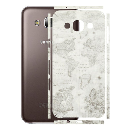 Samsung M/F/Note/Flip and C Phone Skins (All Models) - World Travel Map - Transparent Finish (T-04) Samsung Galaxy E5
