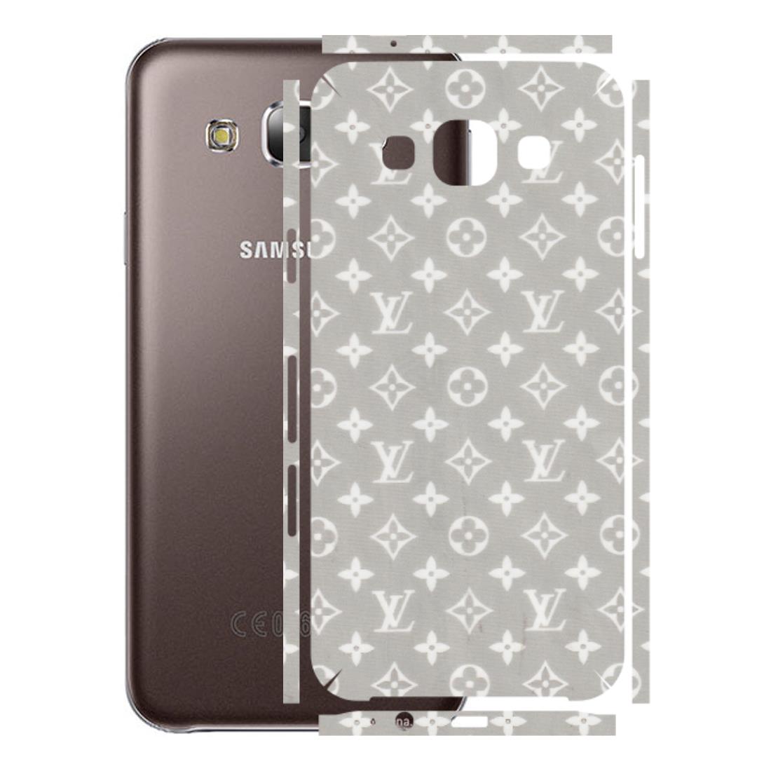 Samsung M/F/Note/Flip and C Phone Skins (All Models) - Luxury Brands Logo - Transparent Finish (T-07) Samsung Galaxy E5