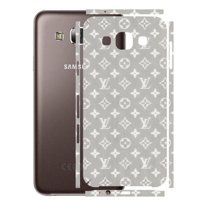 Samsung M/F/Note/Flip and C Phone Skins (All Models) - Luxury Brands Logo - Transparent Finish (T-07) Samsung Galaxy E5