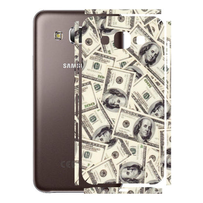 Samsung M/F/Note/Flip and C Phone Skins (All Models) - Dollar Lover - Transparent Finish (T-17) Samsung Galaxy E5