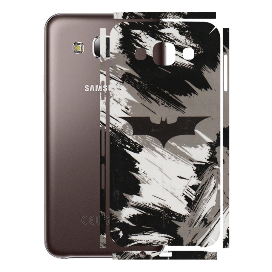 Samsung M/F/Note/Flip and C Phone Skins (All Models) - Batman Fleece DC - Transparent Finish (T-19) Samsung Galaxy E5