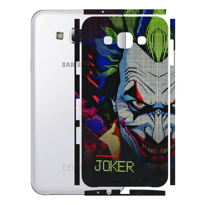 Samsung M/F/Note/Flip and C Phone Skins (All Models) - Joker Dot Matrix - 3D Embossed Finish (L-08) Samsung Galaxy E7