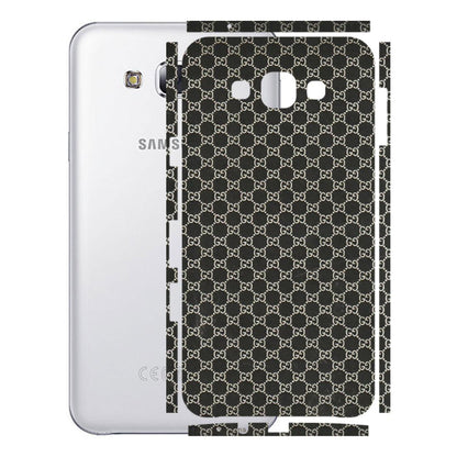 Samsung M/F/Note/Flip and C Phone Skins (All Models) - Black G Print - 3D Embossed Finish (L-109) Samsung Galaxy E7