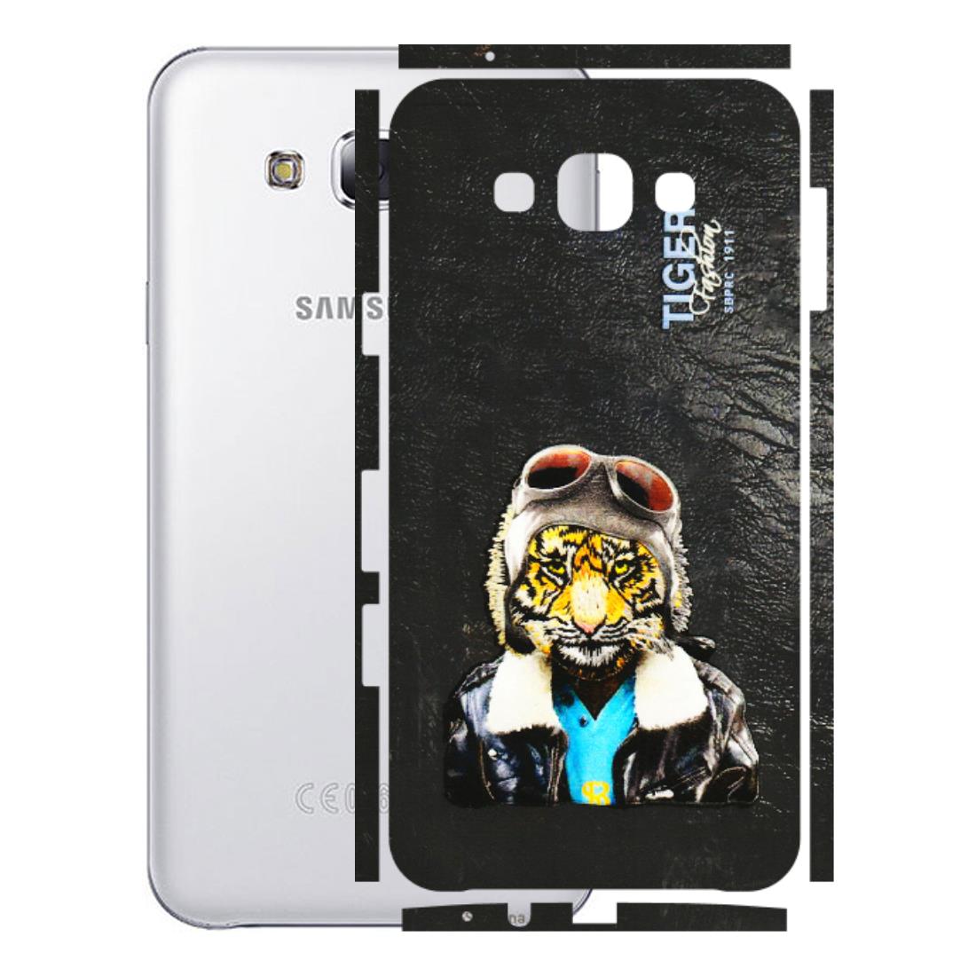 Samsung M/F/Note/Flip and C Phone Skins (All Models) - Rider Tiger - 3D Embossed Finish (L-113) Samsung Galaxy E7