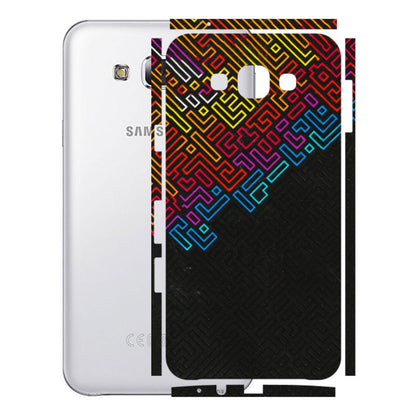 Samsung M/F/Note/Flip and C Phone Skins (All Models) - Dotme Pattern Art - 3D Embossed Finish (L-121) Samsung Galaxy E7