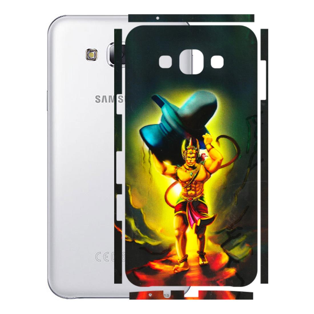 Samsung M/F/Note/Flip and C Phone Skins (All Models) - Hanuman Ji - 3D Embossed Finish (L-128) Samsung Galaxy E7