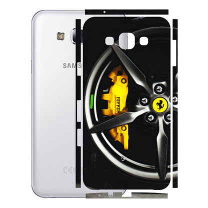 Samsung M/F/Note/Flip and C Phone Skins (All Models) - Ferrari Wheel Alloy - 3D Embossed Finish (L-173) Samsung Galaxy E7