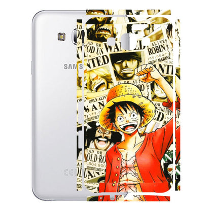 Samsung M/F/Note/Flip and C Phone Skins (All Models) - Luffy Anime - 3D Embossed Finish (L-177) Samsung Galaxy E7