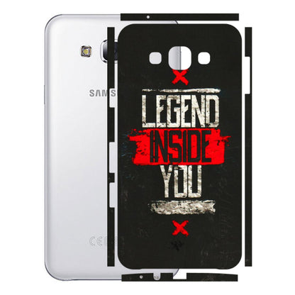 Samsung M/F/Note/Flip and C Phone Skins (All Models) - Legend Inside You - 3D Embossed Finish (L-186) Samsung Galaxy E7