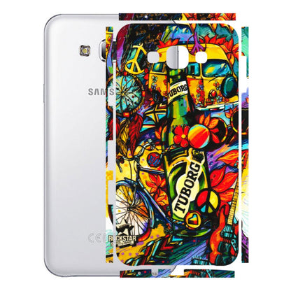 Samsung M/F/Note/Flip and C Phone Skins (All Models) - Cool Beer Bottle - 3D Embossed Finish (L-193) Samsung Galaxy E7
