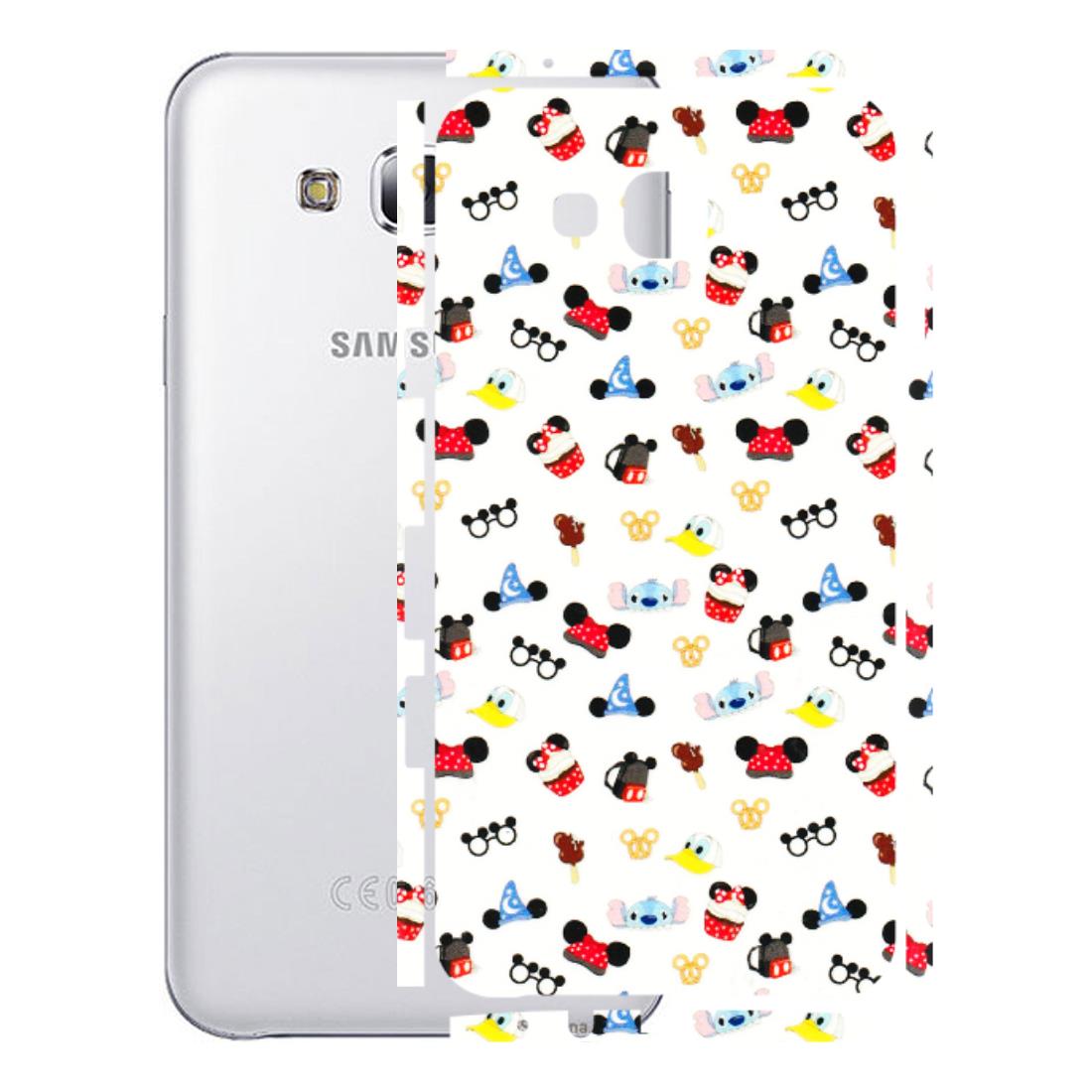 Samsung M/F/Note/Flip and C Phone Skins (All Models) - Minnie Mouse & Donald Doodles s - 3D Embossed Finish (L-194) Samsung Galaxy E7