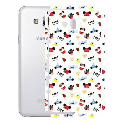 Samsung M/F/Note/Flip and C Phone Skins (All Models) - Minnie Mouse & Donald Doodles s - 3D Embossed Finish (L-194) Samsung Galaxy E7