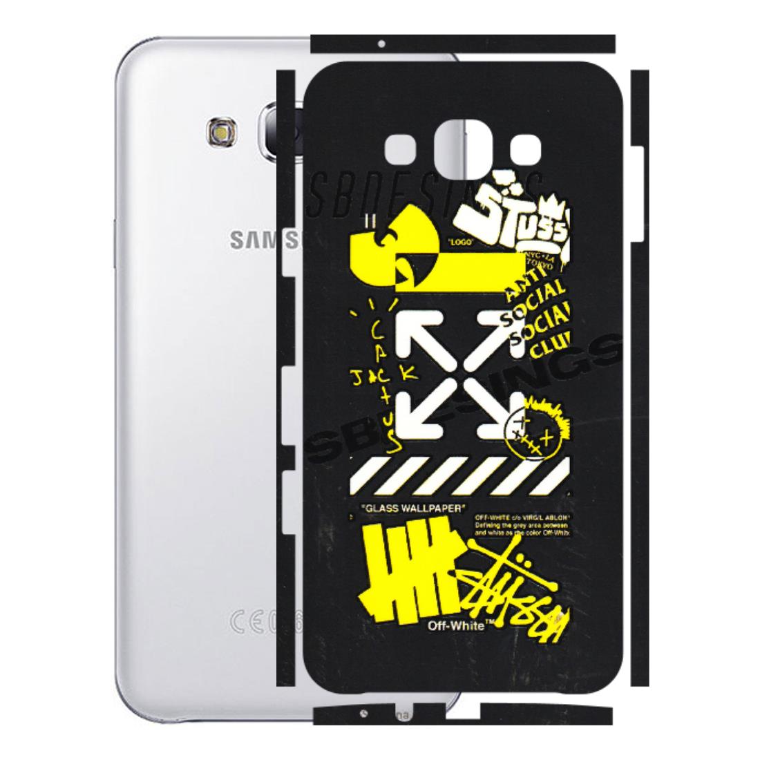 Samsung M/F/Note/Flip and C Phone Skins (All Models) - Anti Social Graffiti - 3D Embossed Finish (L-198) Samsung Galaxy E7