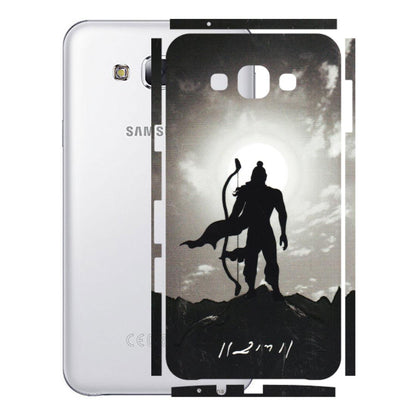 Samsung M/F/Note/Flip and C Phone Skins (All Models) - Jai Siya Ram - 3D Embossed Finish (L-200) Samsung Galaxy E7