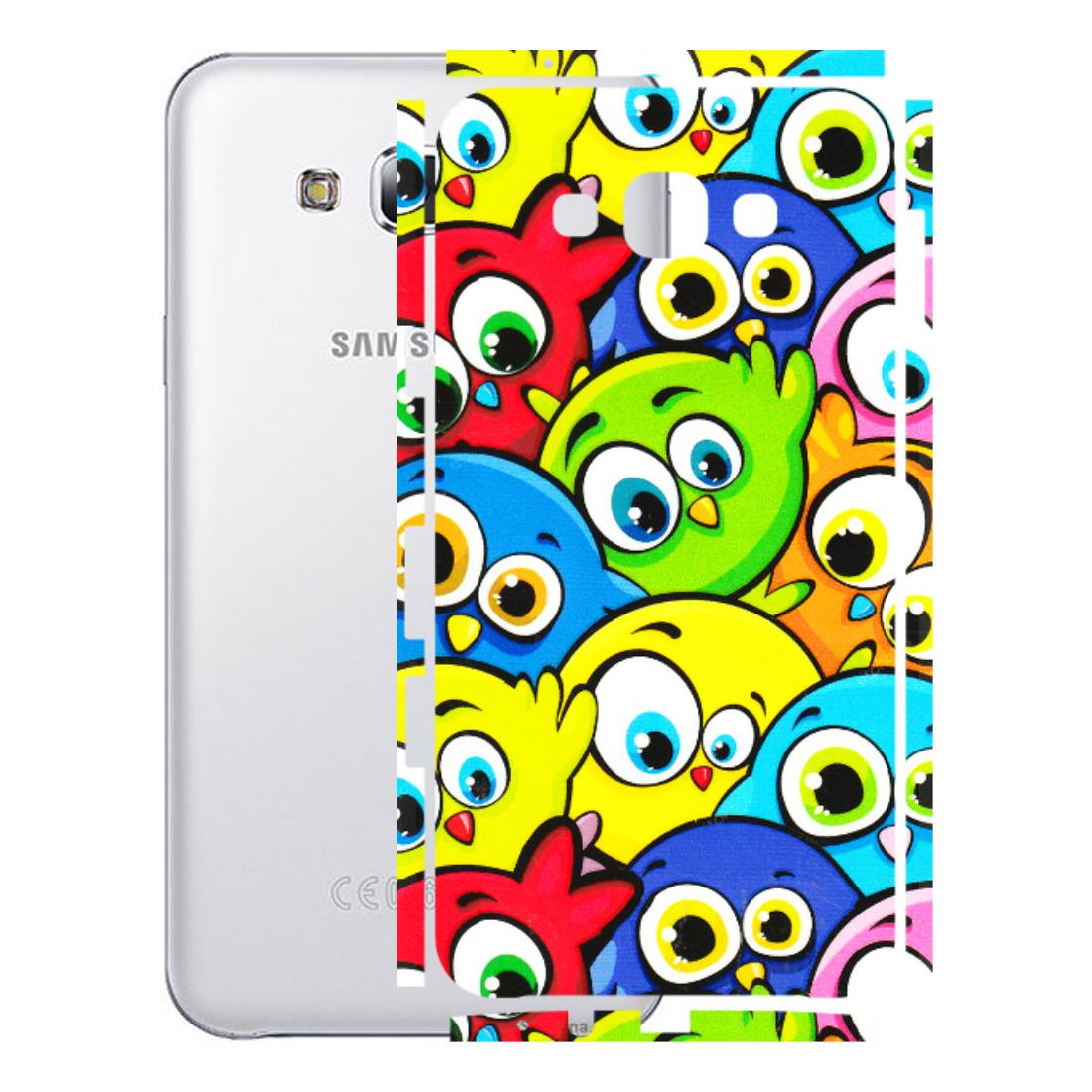 Samsung M/F/Note/Flip and C Phone Skins (All Models) - Cute Fluffy Birds - 3D Embossed Finish (L-213) Samsung Galaxy E7