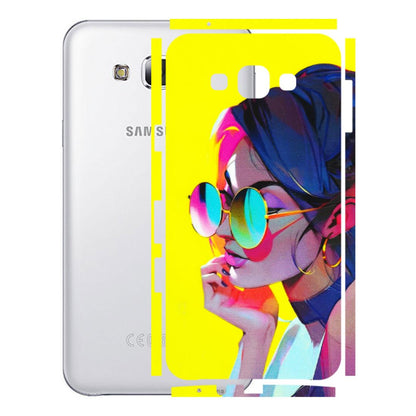 Samsung M/F/Note/Flip and C Phone Skins (All Models) - Bold Stylish Girl - 3D Embossed Finish (L-222) Samsung Galaxy E7