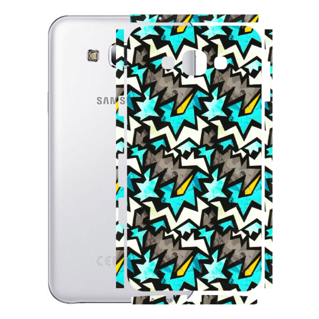 Samsung M/F/Note/Flip and C Phone Skins (All Models) - Funky Zig Zag - 3D Embossed Finish (L-223) Samsung Galaxy E7