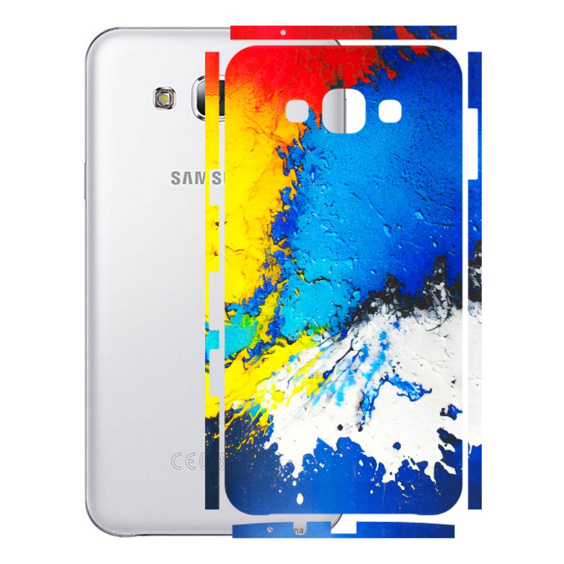 Samsung M/F/Note/Flip and C Phone Skins (All Models) - Acrylic Paint Spill - 3D Embossed Finish (L-229) Samsung Galaxy E7
