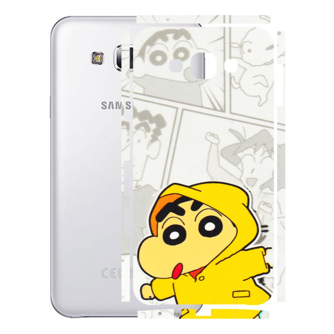 Samsung M/F/Note/Flip and C Phone Skins (All Models) - Yellow Shinchan Comic - 3D Embossed Finish (L-246) Samsung Galaxy E7