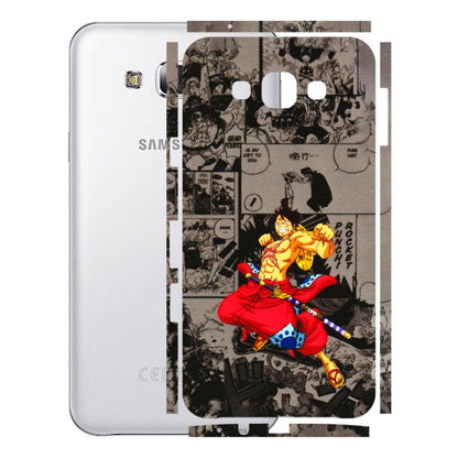 Samsung M/F/Note/Flip and C Phone Skins (All Models) - One Piece Rocket Punch Manga - 3D Embossed Finish (L-25) Samsung Galaxy E7