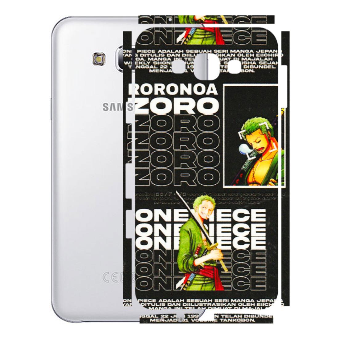 Samsung M/F/Note/Flip and C Phone Skins (All Models) - One Piece Zoro - 3D Embossed Finish (L-250) Samsung Galaxy E7