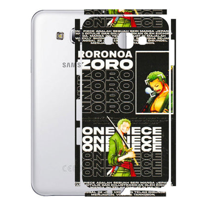 Samsung M/F/Note/Flip and C Phone Skins (All Models) - One Piece Zoro - 3D Embossed Finish (L-250) Samsung Galaxy E7