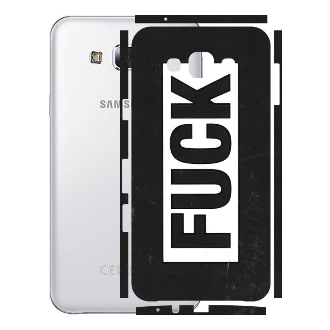 Samsung M/F/Note/Flip and C Phone Skins (All Models) - The F Word - 3D Embossed Finish (L-255) Samsung Galaxy E7