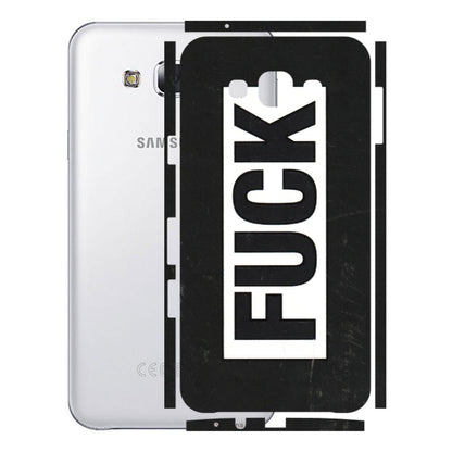 Samsung M/F/Note/Flip and C Phone Skins (All Models) - The F Word - 3D Embossed Finish (L-255) Samsung Galaxy E7