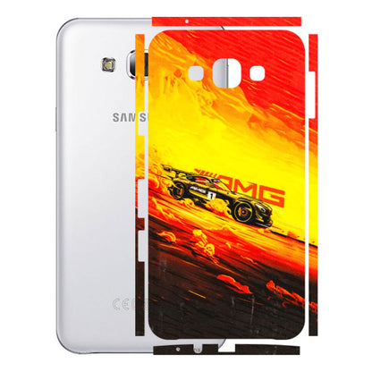 Samsung M/F/Note/Flip and C Phone Skins (All Models) - AMG Car Speed Cover - 3D Embossed Finish (L-256) Samsung Galaxy E7