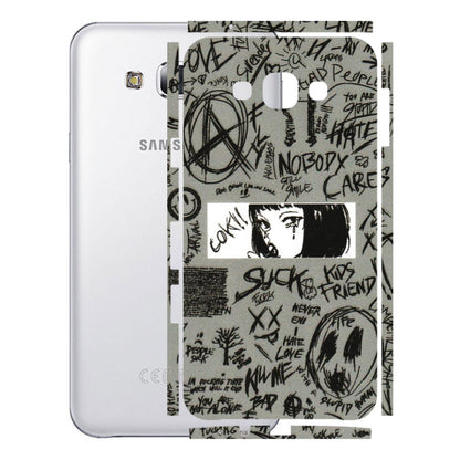 Samsung M/F/Note/Flip and C Phone Skins (All Models) - Never Have Love Anime - 3D Embossed Finish (L-260) Samsung Galaxy E7