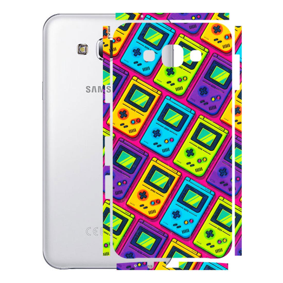 Samsung M/F/Note/Flip and C Phone Skins (All Models) - Gameboy Colourful - 3D Embossed Finish (L-266) Samsung Galaxy E7
