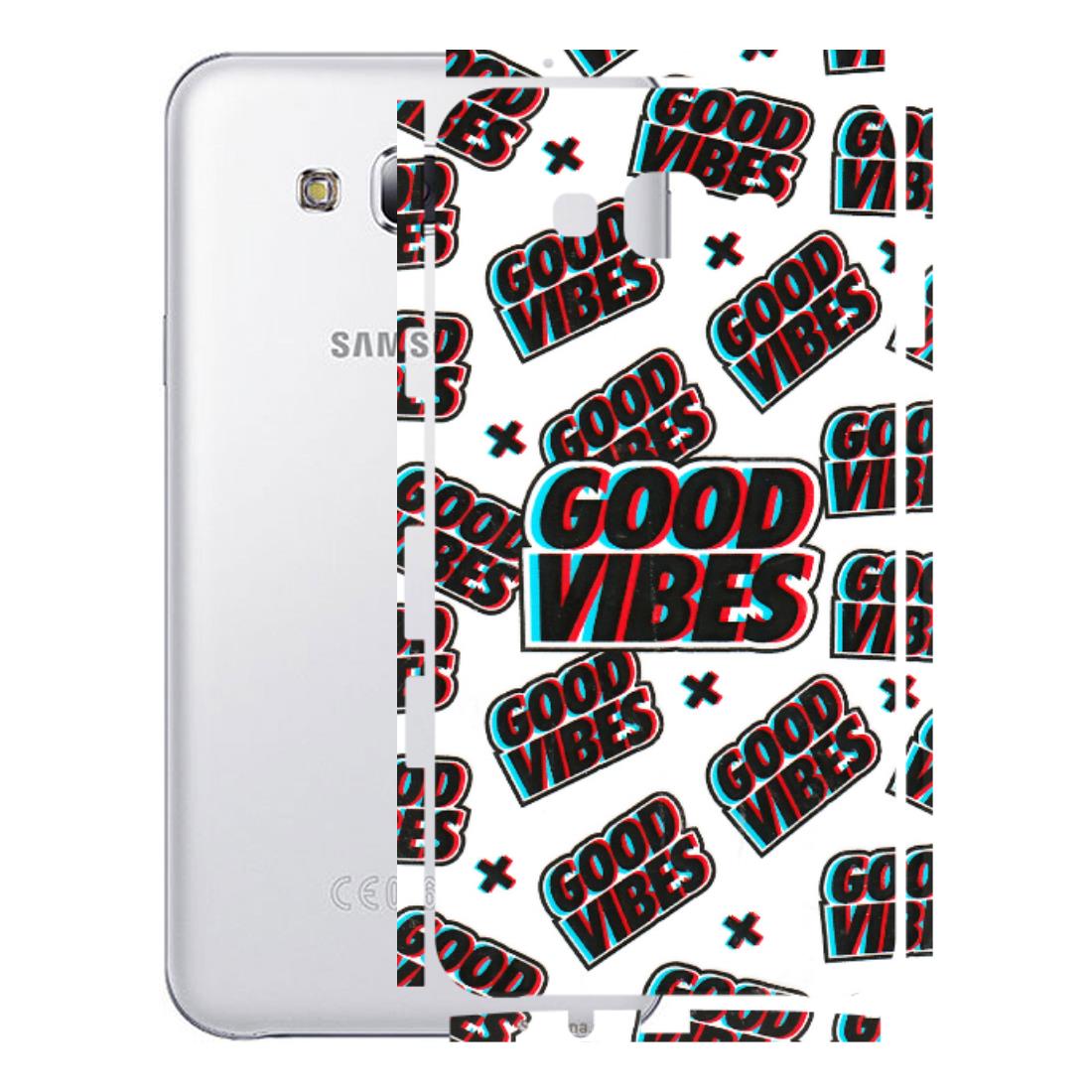 Samsung M/F/Note/Flip and C Phone Skins (All Models) - Good Vibes - 3D Embossed Finish (L-282) Samsung Galaxy E7