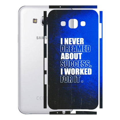 Samsung M/F/Note/Flip and C Phone Skins (All Models) - I Never Dreamed About Success - 3D Embossed Finish (L-283) Samsung Galaxy E7