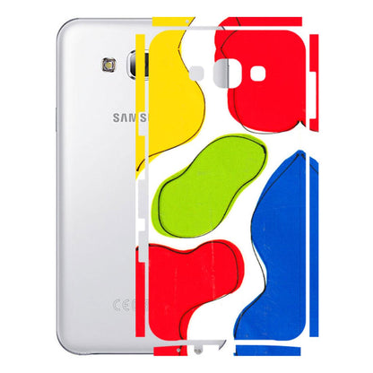 Samsung M/F/Note/Flip and C Phone Skins (All Models) - RGB Colour Paint - 3D Embossed Finish (L-284) Samsung Galaxy E7