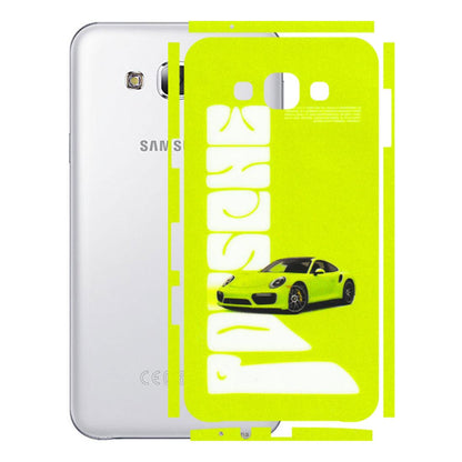 Samsung M/F/Note/Flip and C Phone Skins (All Models) - Lime Green Porche - 3D Embossed Finish (L-30) Samsung Galaxy E7