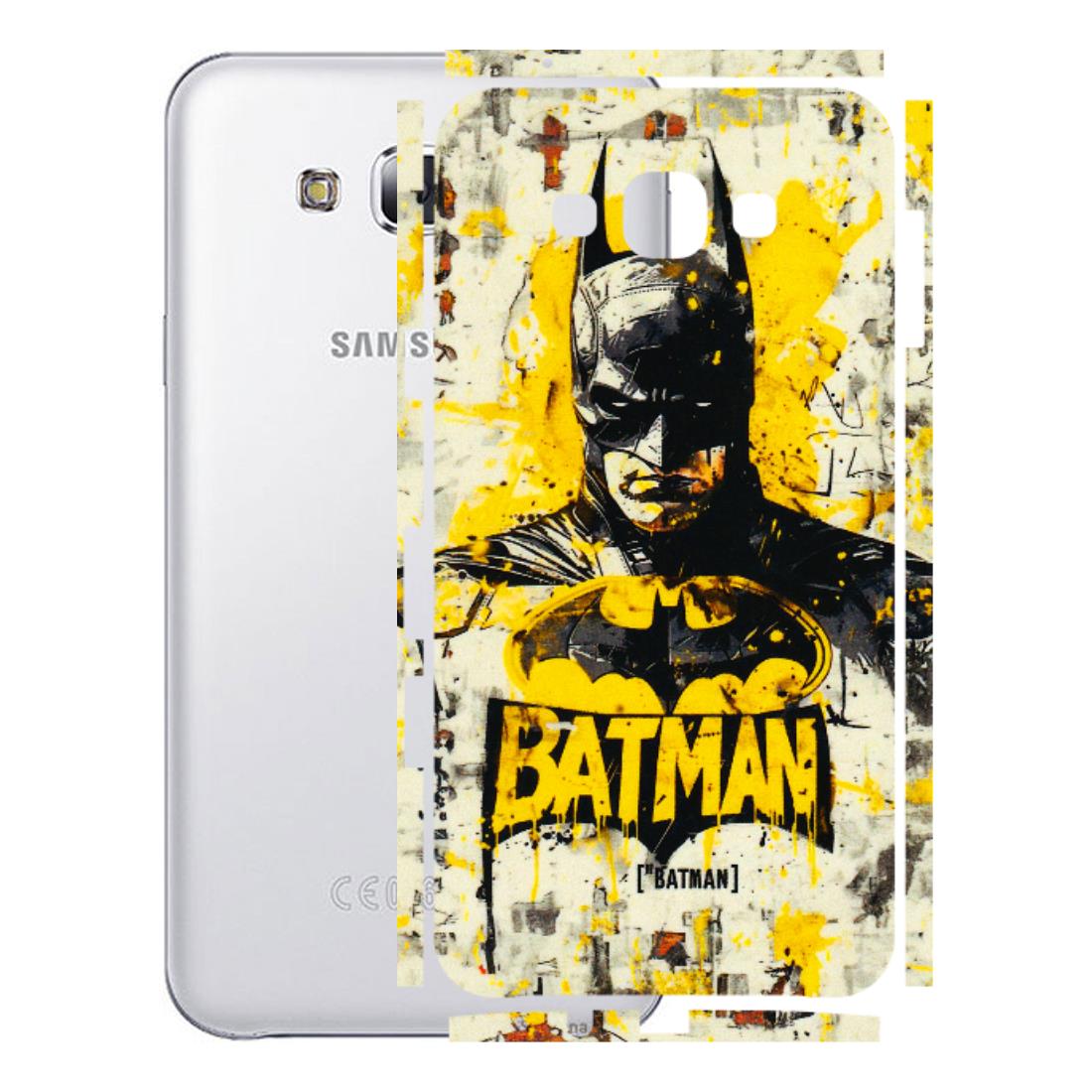 Samsung M/F/Note/Flip and C Phone Skins (All Models) - Batman Yellow BT - 3D Embossed Finish (L-304) Samsung Galaxy E7