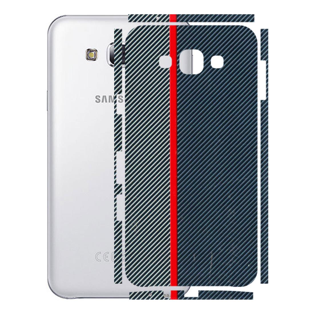 Samsung M/F/Note/Flip and C Phone Skins (All Models) - Blue Sober Lines - 3D Embossed Finish (L-305) Samsung Galaxy E7